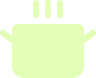 Pot icon representing ready to serve